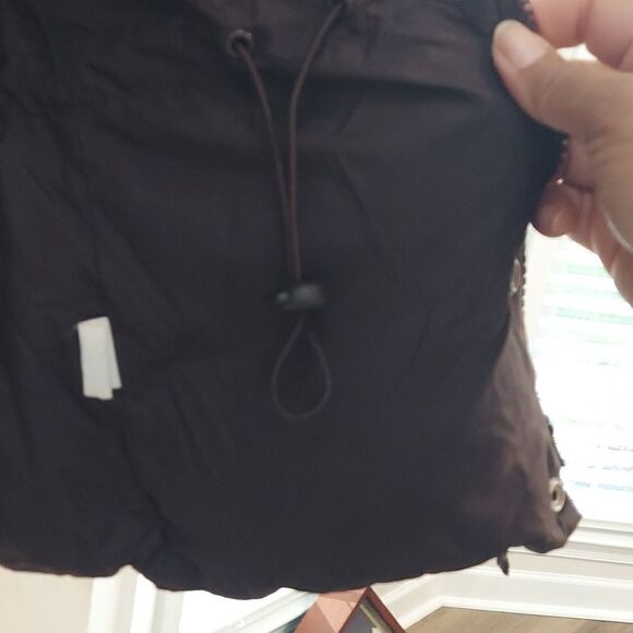 J. Crew Dark Brown Quilted Down Feather Puffer Vest Sz M - Picture 8 of 9